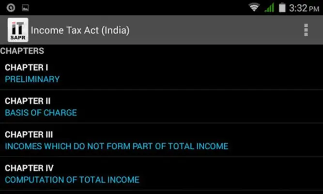 Income Tax Act android App screenshot 1